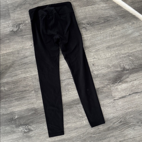 Athleta Girl Chit Chat Leggings 3 pair Size Large / 12 Black and Pink - Picture 7 of 13